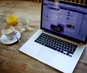 Desktop on the coffee with tablet Stock Photo 04