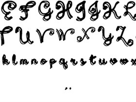 Domywriting font