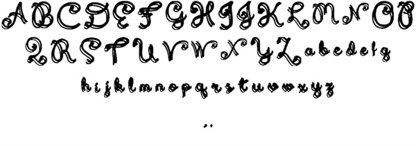 Domywriting font