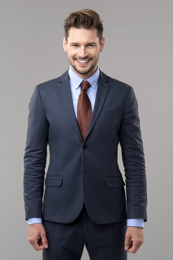 Elegant handsome young male model Stock Photo 10