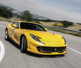 Ferrari 812 sports car Stock Photo