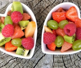 Fresh fruit in the bowl Stock Photo