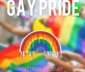 GAY PRIDE Photoshop Brushes