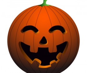 Halloween pumpkin head vector illustration 08