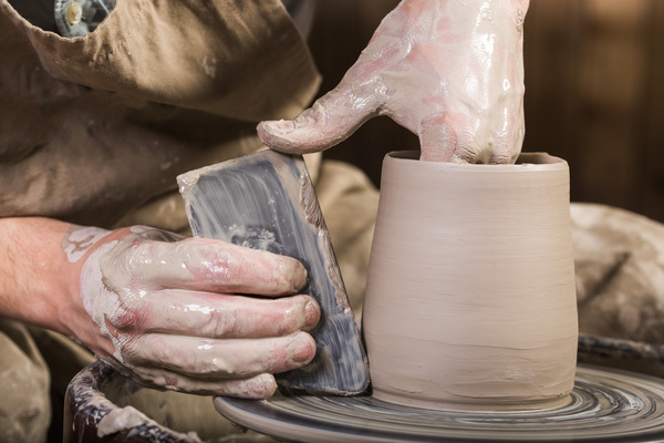 Handmade ceramic production Stock Photo 01