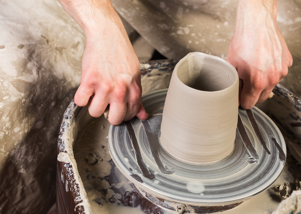 Handmade ceramic production Stock Photo 03