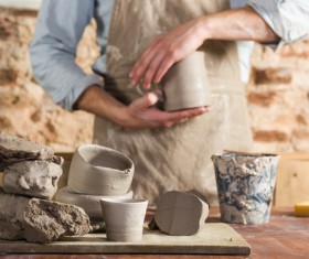 Handmade ceramic production Stock Photo 06