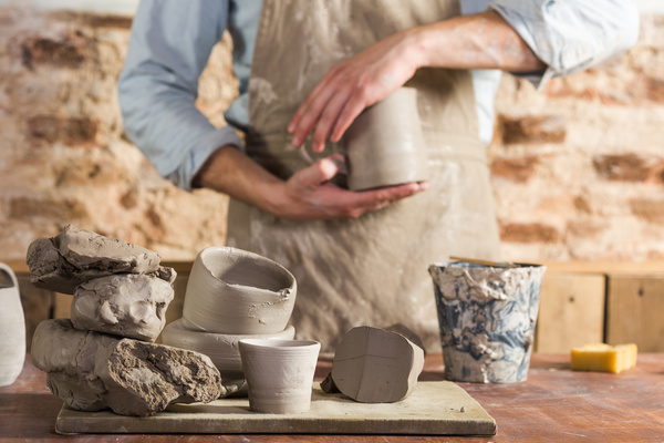 Handmade ceramic production Stock Photo 06