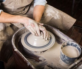 Handmade ceramic production Stock Photo 07