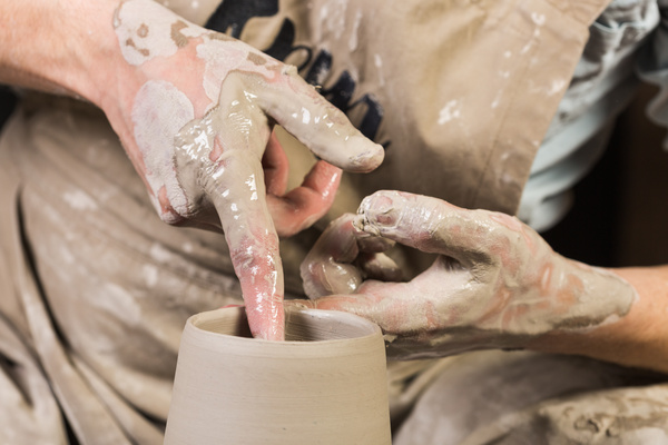 Handmade ceramic production Stock Photo 11