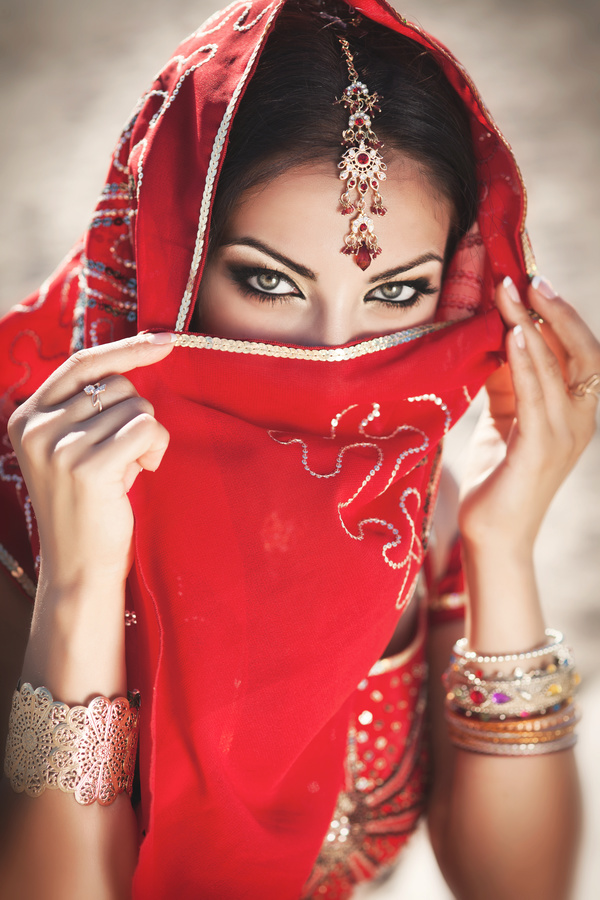 Indian bride Stock Photo