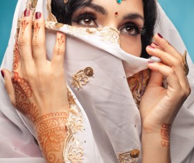 Indian woman Stock Photo 02