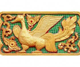 Interior classical wood carvings Stock Photo 15