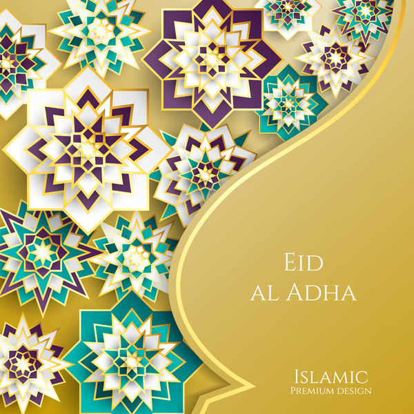 Background Banner Design Islamic Vector