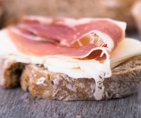 Italian Sausage Oil Breakfast Bread Stock Photo 02