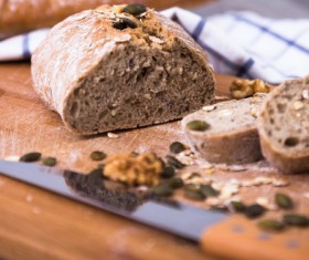 Italian Sausage Oil Breakfast Bread Stock Photo 06