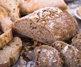 Italian Sausage Oil Breakfast Bread Stock Photo 09
