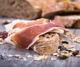 Italian Sausage Oil Breakfast Bread Stock Photo 11