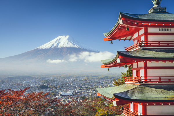 Japan Mount Fuji Stock Photo