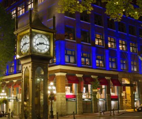 Night city lights Stock Photo 17