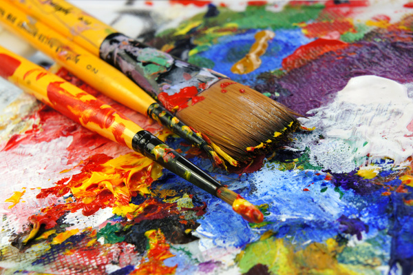 Oil paints Stock Photo 01 free download