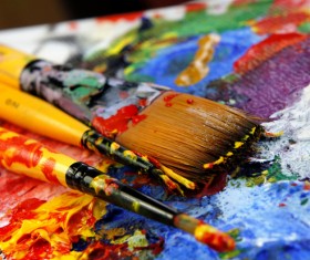 Oil paints Stock Photo 02