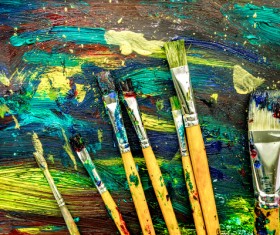 Oil paints Stock Photo 11