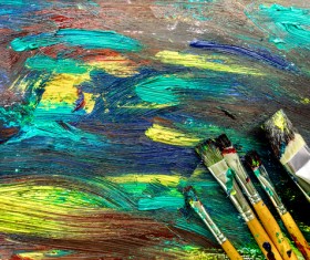 Oil paints Stock Photo 12