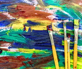 Oil paints Stock Photo 15