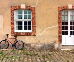 Old bikes Stock Photo 05