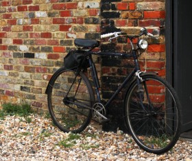 Old bikes Stock Photo 06