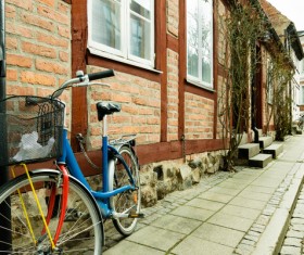 Old bikes Stock Photo 08