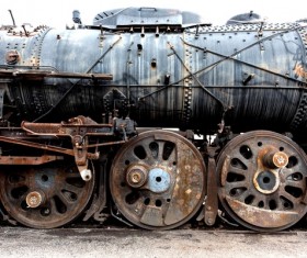 Old steam train Stock Photo 04