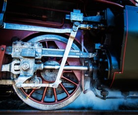 Old steam train Stock Photo 06