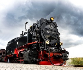 Old steam train Stock Photo 18