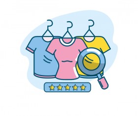 Online shopping business illustration 06