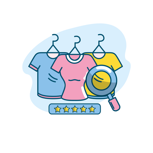 Online shopping business illustration 06