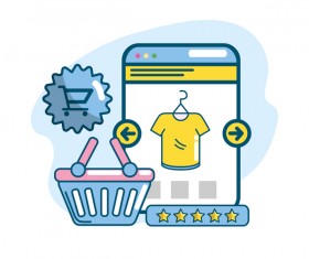 Online shopping business illustration 12