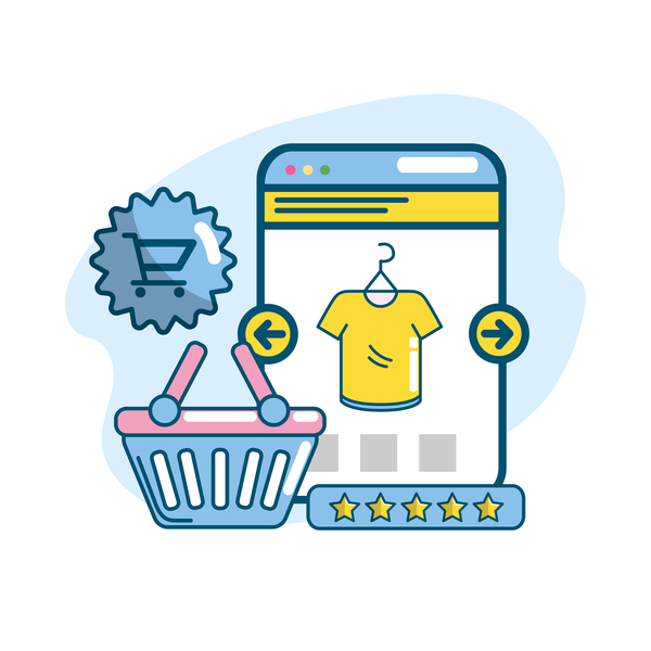 Online shopping business illustration 12