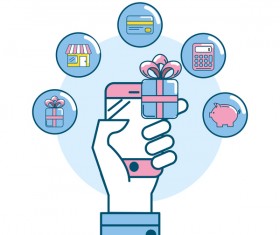 Online shopping business illustration 13