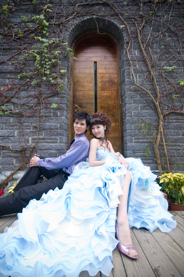 Oriental wedding photo Stock Photo