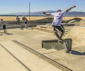 Outdoor sports man Stock Photo