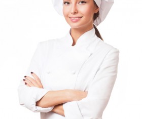 Pretty female cook Stock Photo 07