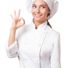 Pretty female cook Stock Photo 08