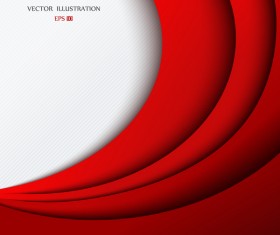 Red layered background vector