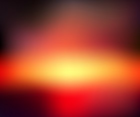 Red with black blurs background vector