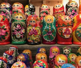 Russia Matryoshka Stock Photo