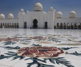 Saudi Arabian Mosque Stock Photo