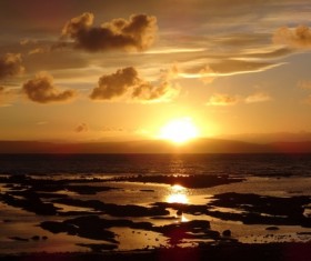 Scotland West Coast Sunrise Stock Photo