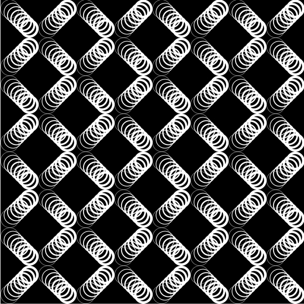 Seamless black with white art pattern vector 01